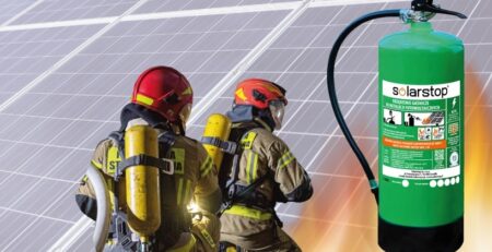 gaszenie pożarów paneli fotowoltaicznych