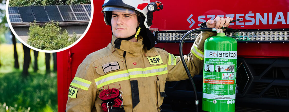 pożar paneli fotowoltaicznych