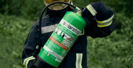 Gaśnica do paneli fotowoltaicznych